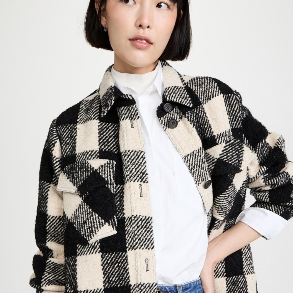Nili Lotan Lenore Wool Barn Coat